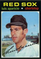 1971 Topps #740 Luis Aparicio Short Print Baseball Card