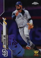 2020 Topps Chrome #84 Fernando Tatis Jr. Purple Refractor Baseball Card