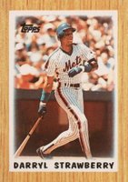 1987 Topps Mini League Leaders #26 Darryl Strawberry Baseball Card