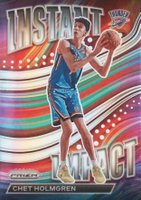 2022 Panini Prizm Instant Impact #2 Chet Holmgren Silver Prizm Basketball Card