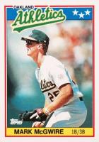 1988 Topps U.K. Mini #47 Mark McGwire Baseball Card