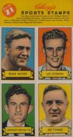 1937 Kellogg's Pep Sports Stamps #21 Tinker/Nevers/Stoffen/Revolta Baseball Card