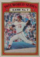 1972 O-Pee-Chee #223 World Series Game 1 Baseball Card