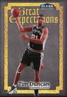 1998 Fleer Great Expectations #4 Tim Duncan Basketball Card
