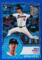 2018 Topps Silver Pack 1983 Chrome Promo #49 Max Fried Blue Refractor Baseball Card