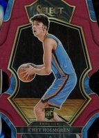 2022 Panini Select #196 Chet Holmgren Maroon Die-Cut Basketball Card