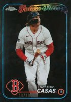 2024 Topps Chrome Sapphire #513 Triston Casas Black Baseball Card