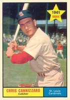 1961 Topps #118 Chris Cannizzaro Baseball Card