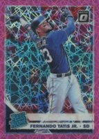 2019 Panini Donruss Optic #84 Fernando Tatis Jr. Pink Velocity Baseball Card