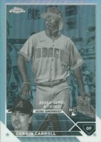 2023 Topps Chrome Update #USC220 Corbin Carroll Negative Refractor Baseball Card