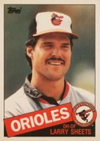 1985 Topps Traded #106T Larry Sheets Baseball Card