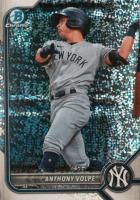 2022 Bowman Chrome Prospects #BCP182 Anthony Volpe Speckle Refractor Baseball Card