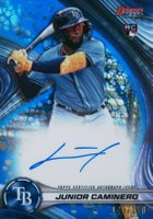 2024 Bowman's Best Best of 2024 Autographs #B24JCA Junior Caminero Blue Refractor Baseball Card