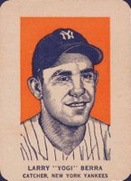 1952 Wheaties # Yogi Berra Portrait Baseball Card