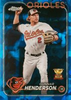 2024 Topps Chrome Sapphire #450 Gunnar Henderson Baseball Card
