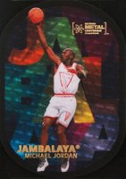 2022 Skybox Metal Universe Champions Jambalaya #1 Michael Jordan Basketball Card