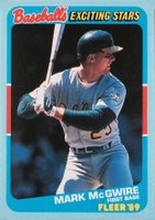 1989 Fleer Exciting Stars #32 Mark McGwire Baseball Card