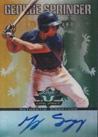 2011 Leaf Valiant Draft #GS1 George Springer Autograph Baseball Card