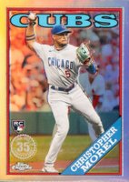 2023 Topps Chrome 1988 Topps Baseball #88BC20 Christopher Morel Baseball Card