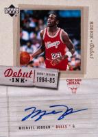2005 Upper Deck Rookie Debut Debut Ink #DI-MJ Michael Jordan Basketball Card