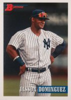 2021 Bowman Heritage #211 Jasson Dominguez Variation Baseball Card