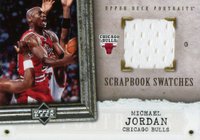 2005 Upper Deck Portraits Scrapbook Swatches #SS-MJ Michael Jordan Basketball Card