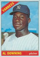 1966 Topps #384 Al Downing Baseball Card