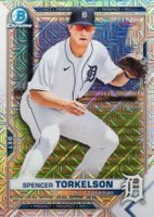 2021 Bowman Mega Box Chrome #BCP96 Spencer Torkelson Baseball Card