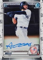 2020 Bowman Draft Chrome Draft Picks Autographs #CDAAWE Austin Wells Baseball Card