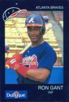 1989 Dubuque Braves # Ron Gant Baseball Card