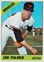 1966 Topps #126 Jim Palmer Baseball Card