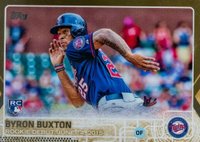 2015 Topps Update #US136 Byron Buxton Gold Baseball Card