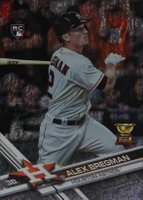 2017 Topps #341 Alex Bregman Batting-Sparkle Foil Baseball Card