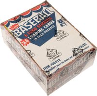 1983 Fleer # Jumbo Cello Pack Rack Box 24 Packs Baseball Card