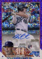 2023 Topps Chrome Rookie Autograph #RAKCA Kerry Carpenter Purple Speckle Baseball Card