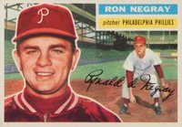 1956 Topps #7g Ron Negray Gray Back Baseball Card
