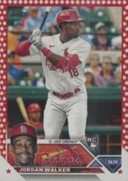 2023 Topps #344 Jordan Walker Independence Day Baseball Card
