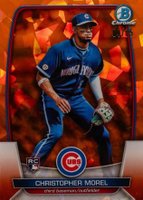 2023 Bowman Chrome Sapphire Edition #71 Christopher Morel Orange Baseball Card