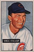 1951 Bowman #108 Virgil Stallcup Baseball Card