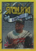 1996 Finest #9 Albert Belle Refractor w/Coating Baseball Card