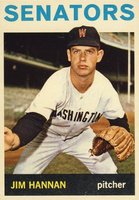 1964 Topps #261 Jim Hannan Baseball Card
