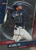 2019 Finest #33 Ronald Acuna Jr. Baseball Card
