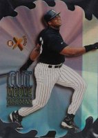 1997 Skybox E-X2000 Cut Above #1 Frank Thomas Baseball Card