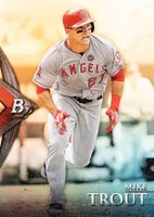2014 Bowman Platinum #2 Mike Trout Baseball Card