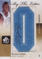 2011 SP Authentic By the Letter Autographs #BL-MJ Michael Jordan O Basketball Card