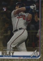2019 Topps Update  #US252 Austin Riley Gold Baseball Card