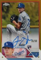 2023 Topps Chrome Update Autograph #RAGS Gavin Stone Gold Baseball Card