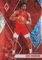 2023 Panini Phoenix #298 Scoot Henderson Red International Basketball Card