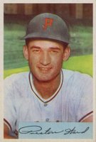 1954 Bowman #139b Preston Ward .961/.992 Field Avg. Baseball Card