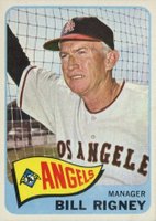 1965 Topps #66 Bill Rigney Baseball Card